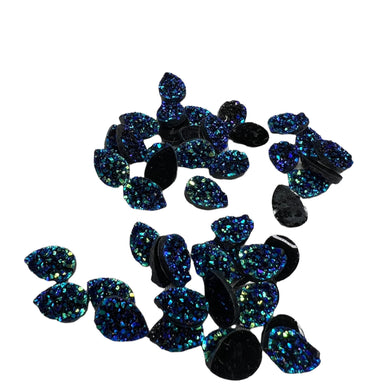 Sapphire/Turquoise Teardrop Sparkle Rhinestones